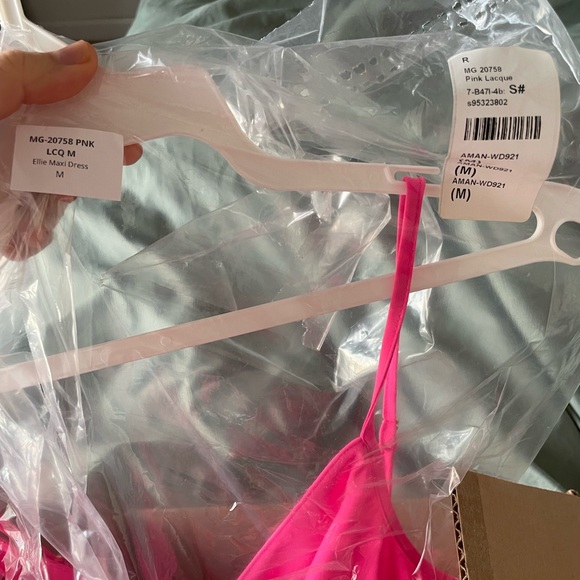 Amanda Uprichard Ellie maxi dress, Pink, Medium. Never worn before&Still in box. - Picture 4 of 4